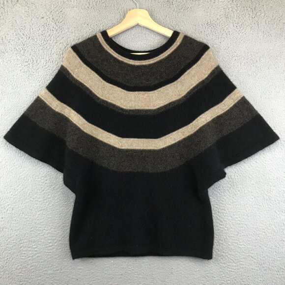 Zinity Round Neck Poncho Size S Made In New Zealand sweater - Picture 1 of 8